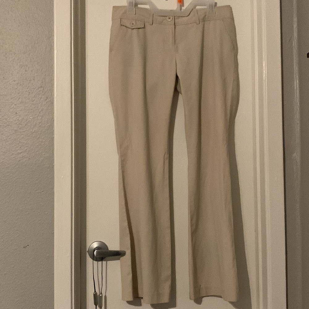 Khaki Flare slacks